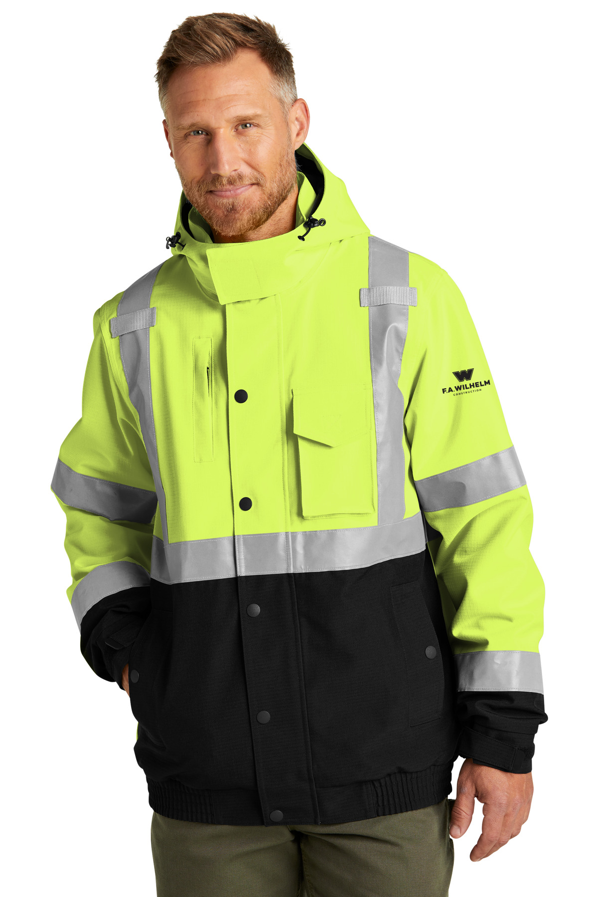 CornerStone Ansi 107 Class 3 Waterproof Insulated Ripstop Bomber Jacket